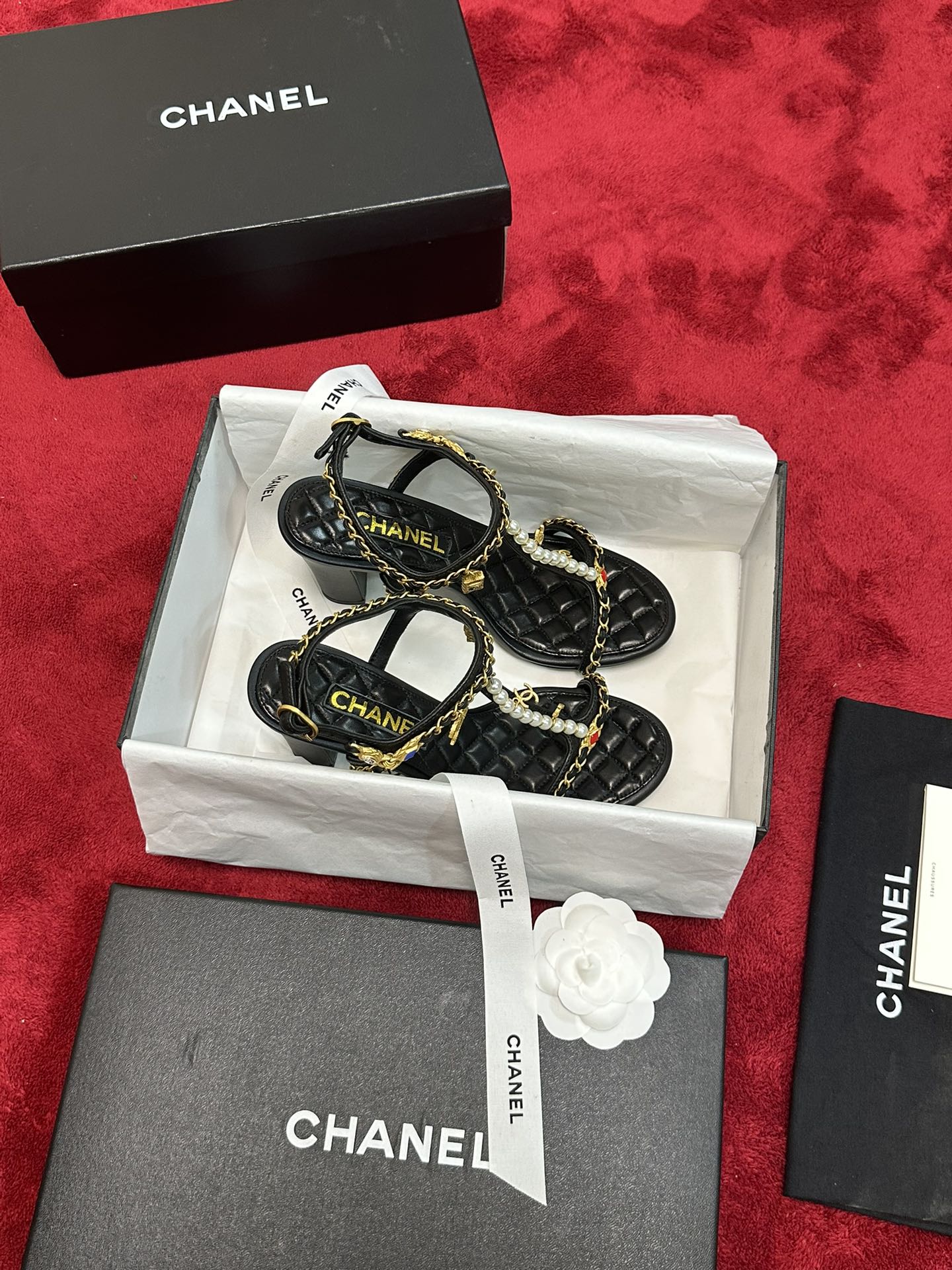 Chrome Hearts 𝐂𝐡*𝐧𝐞𝐥 24P早秋最 爆凉拖鞋