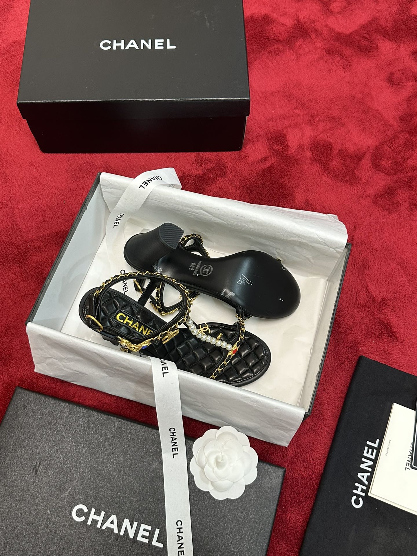 Chrome Hearts 𝐂𝐡*𝐧𝐞𝐥 24P早秋最 爆凉拖鞋