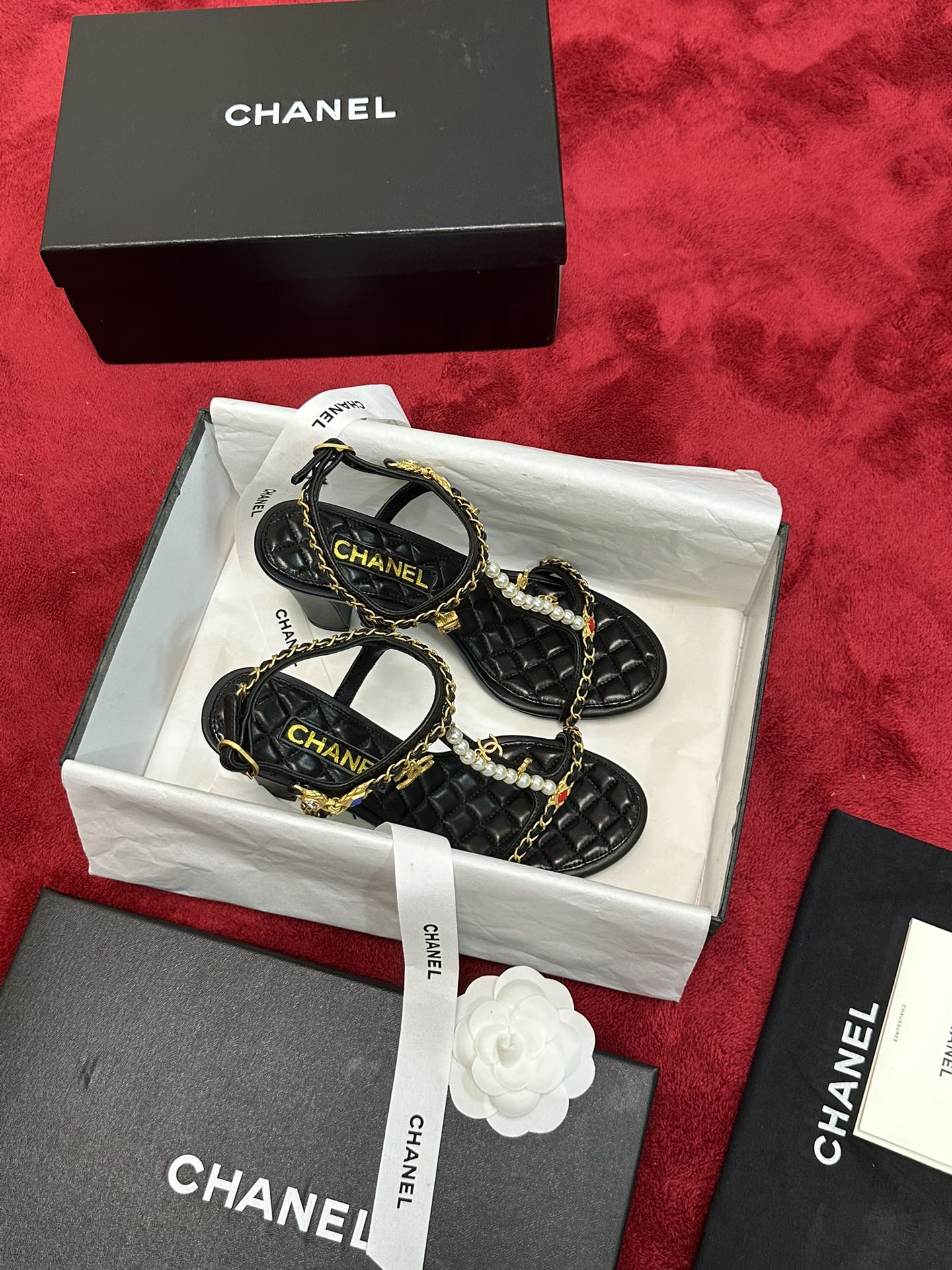 Chrome Hearts 𝐂𝐡*𝐧𝐞𝐥 24P早秋最 爆凉拖鞋