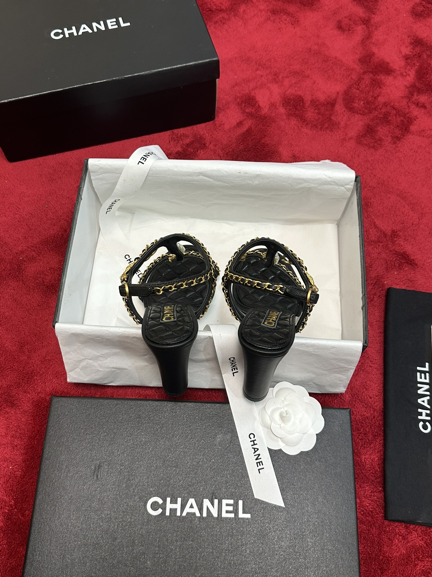 Chrome Hearts 𝐂𝐡*𝐧𝐞𝐥 24P早秋最 爆凉拖鞋