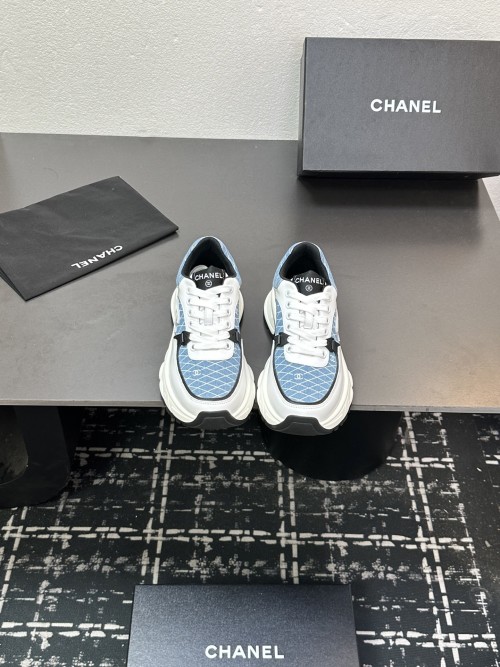 Chanel Women's Top-Tier Casual Sneakers - Classic Design with Sporty Sole 1 Chanel Women's Top-Tier Casual Sneakers - Classic Design with Sporty Sole