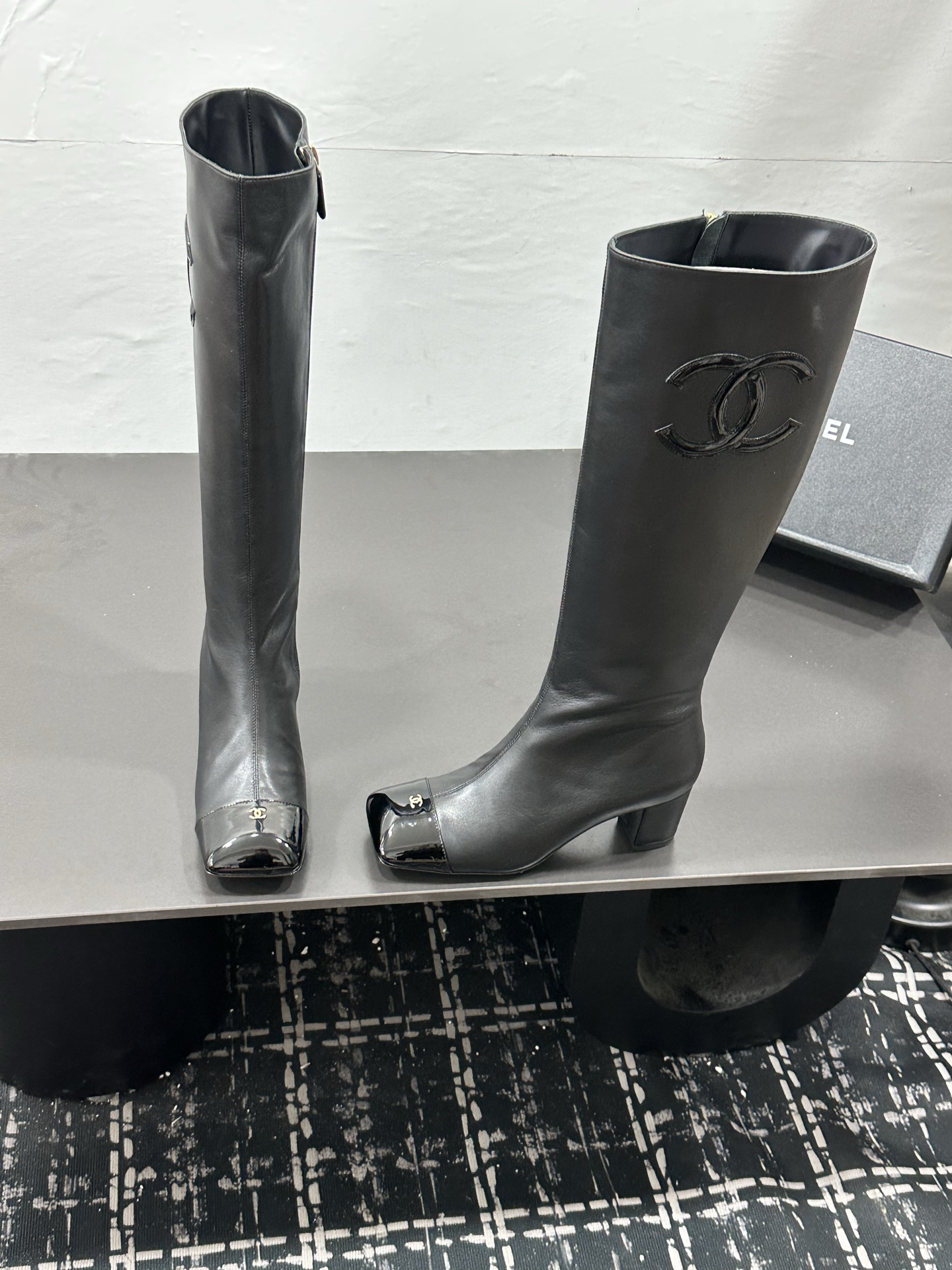 Black Tall Boots