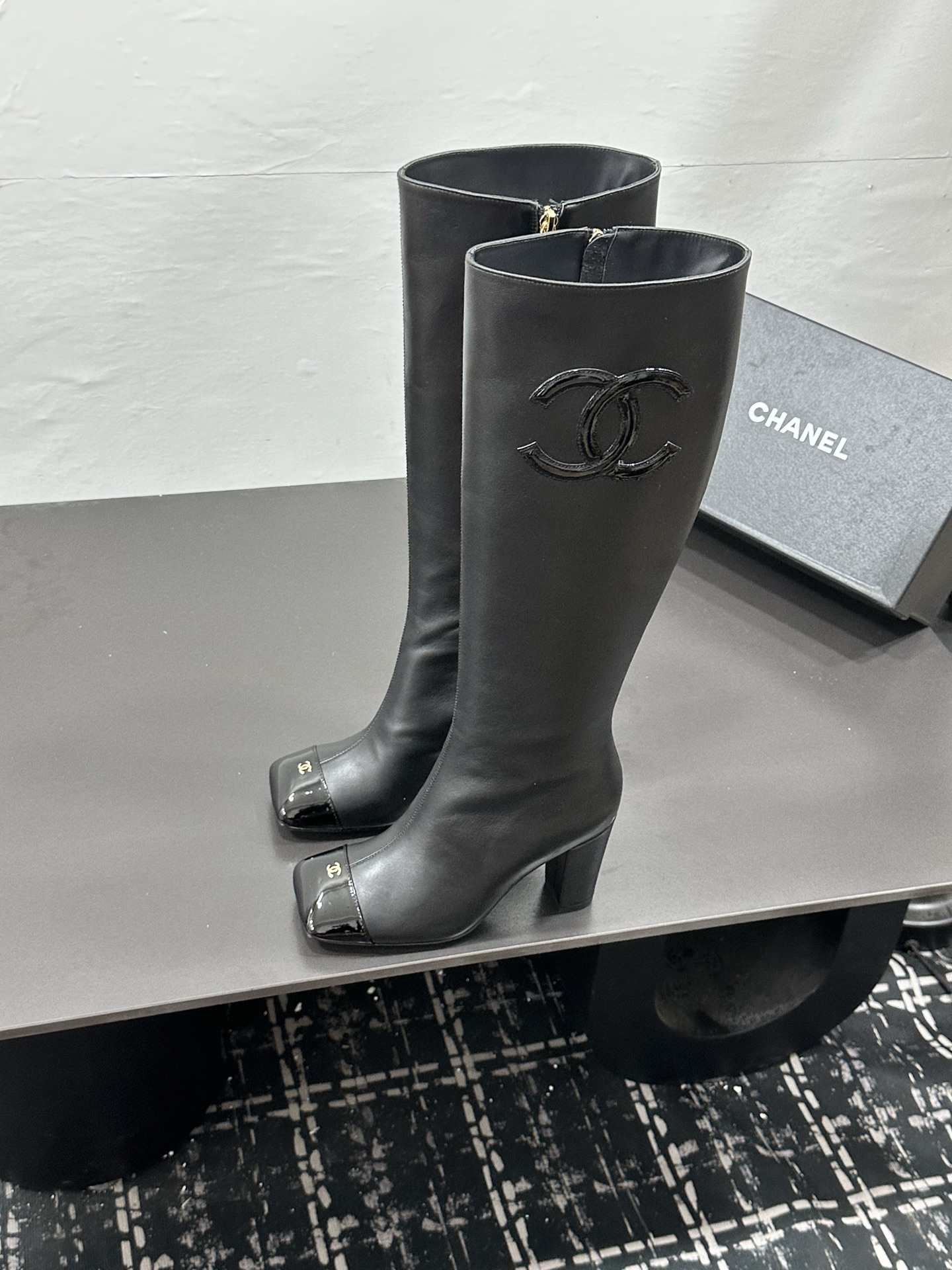 Black Tall Boots