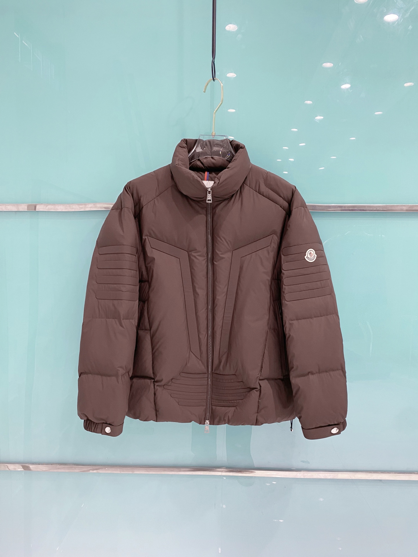 特级羽绒⬆️Moncler Matt Black3144欧洲限定款.2025全新重工机甲风异型裁剪立领羽
