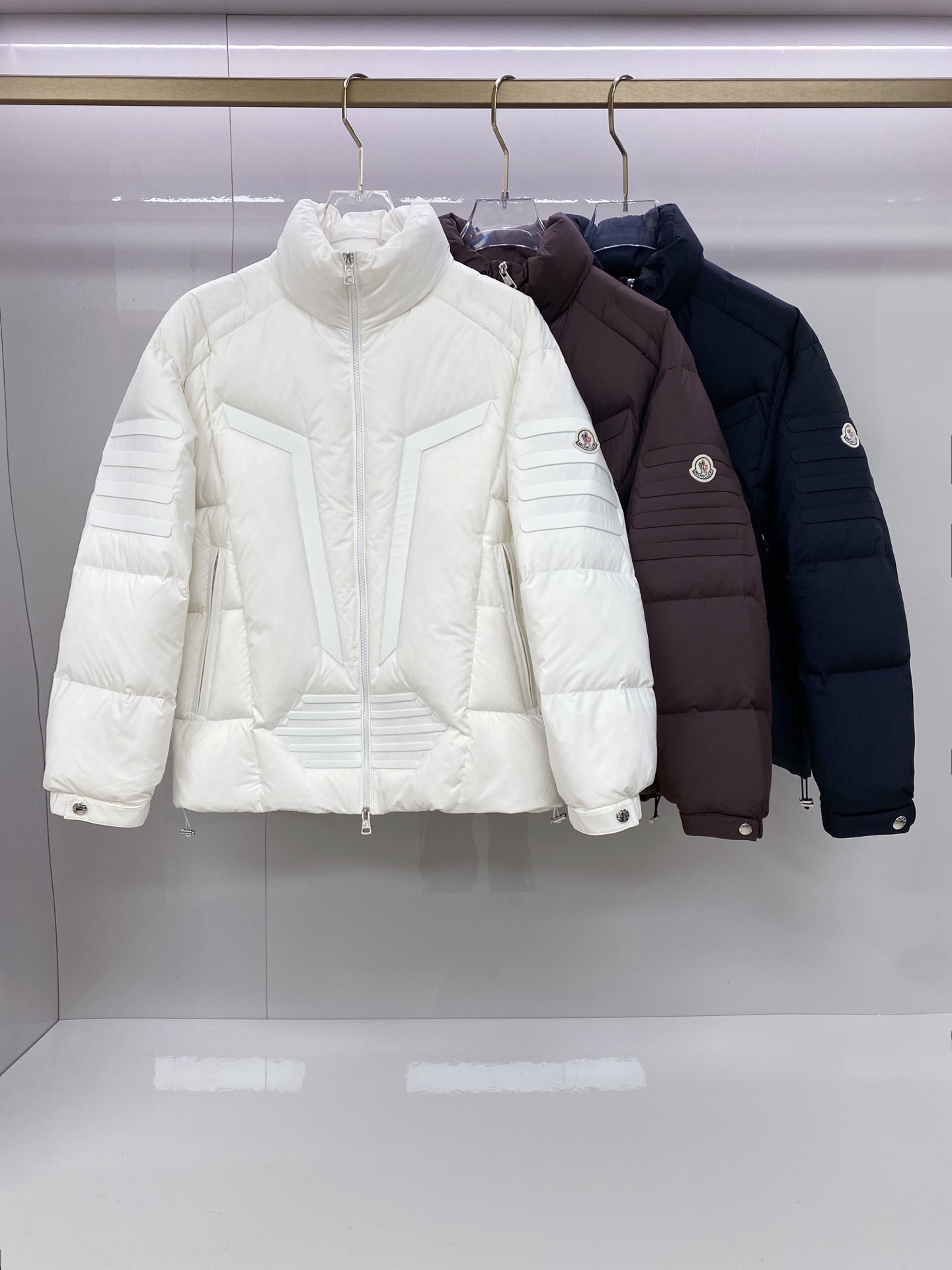 特级羽绒⬆️Moncler Matt Black3144欧洲限定款.2025全新重工机甲风异型裁剪立领羽