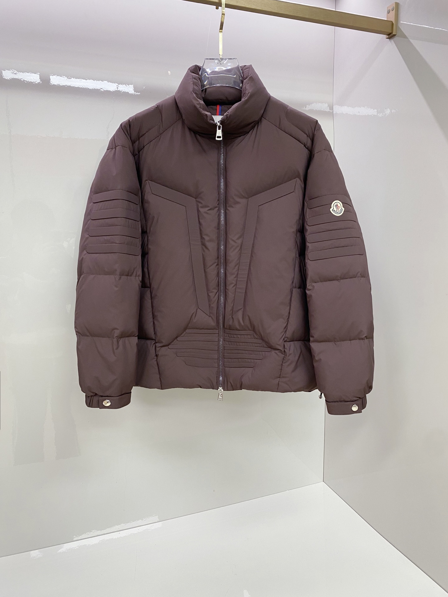 特级羽绒⬆️Moncler Matt Black3144欧洲限定款.2025全新重工机甲风异型裁剪立领羽