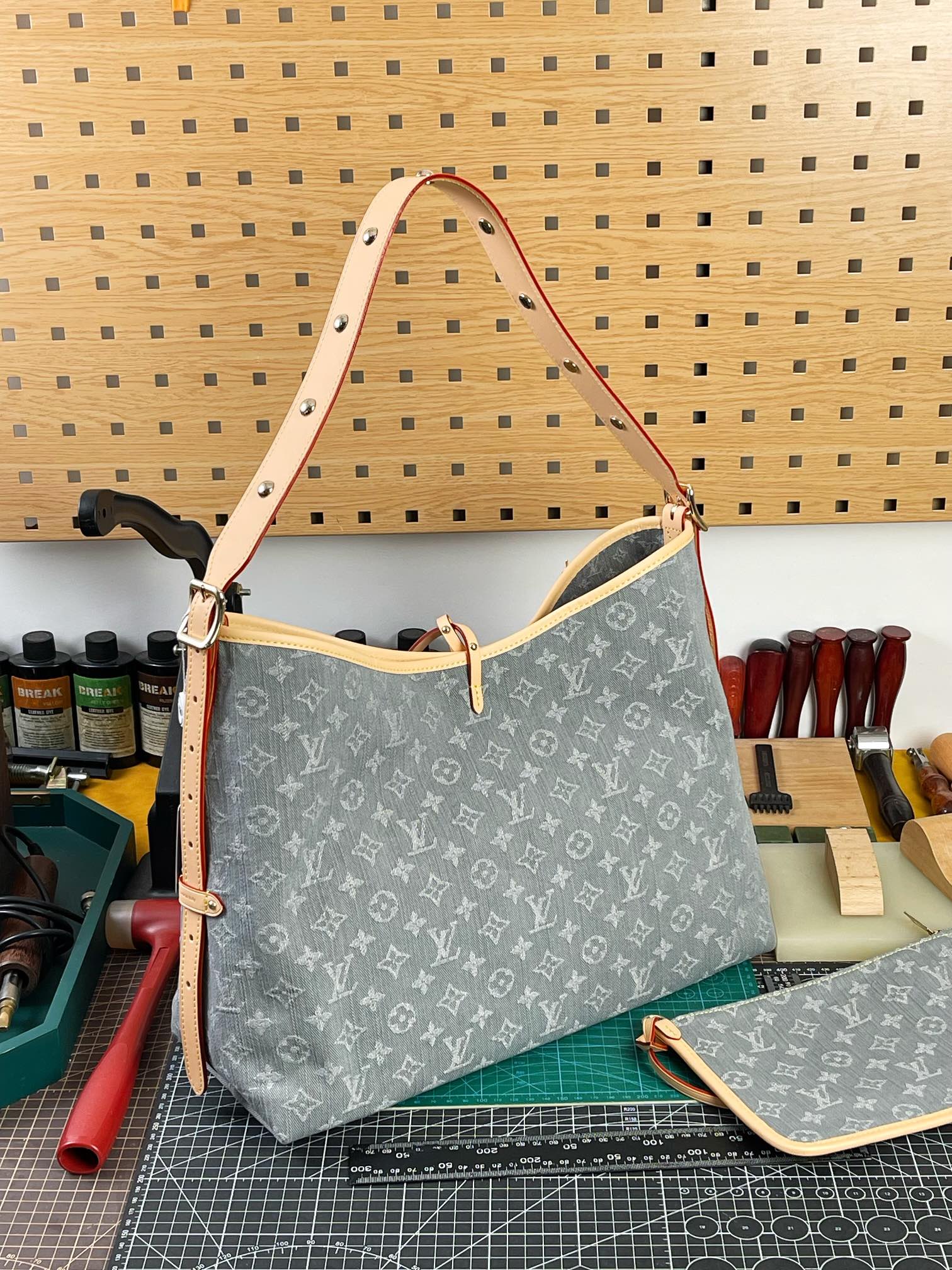Louis Vuitton Monogram Denim 手袋lv,包 3