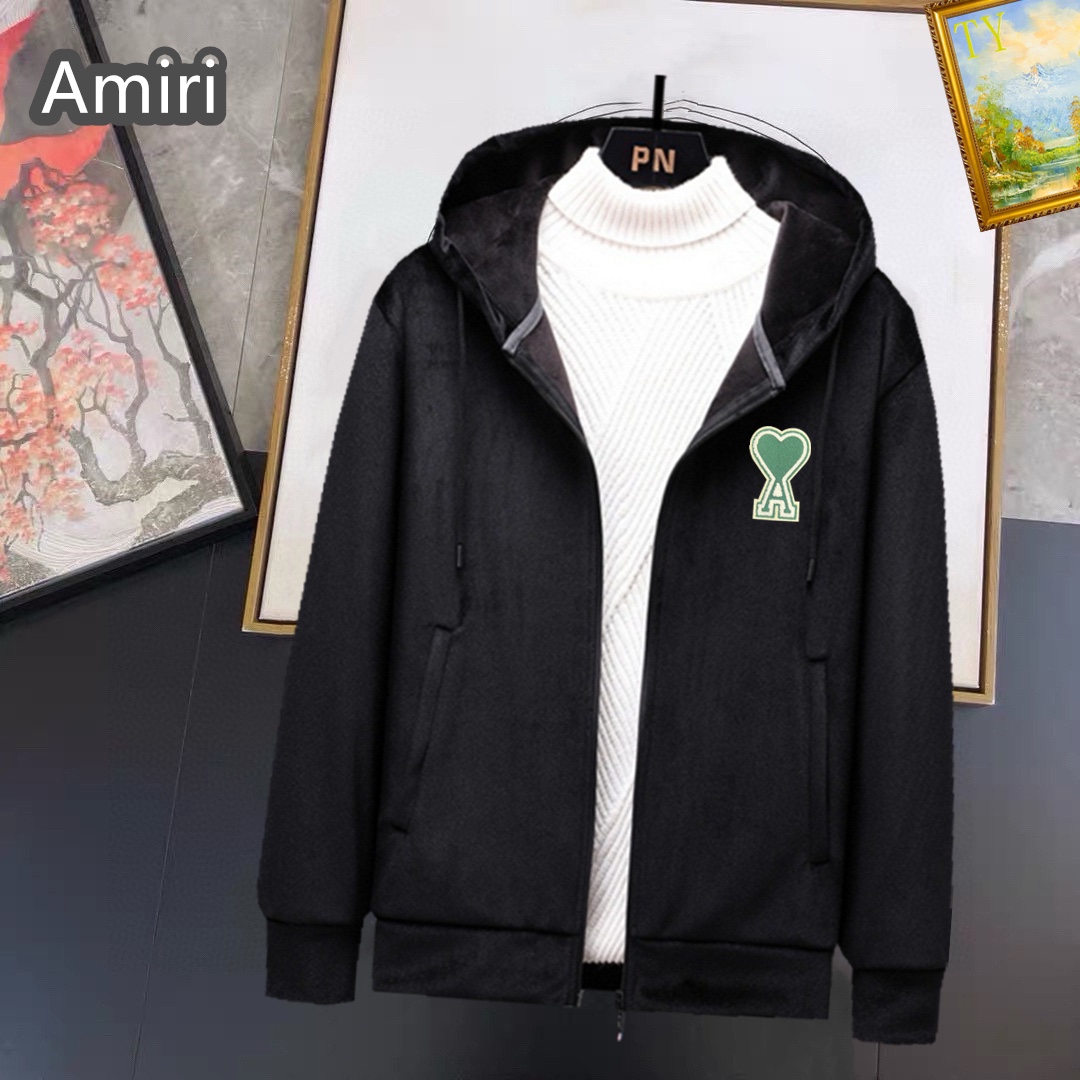 ！ AMINI 新款双面绒拉链帽衫 冬装高端品质韩国绒加厚
简约独特的美感设计风格。双面绒纯棉材质！完美