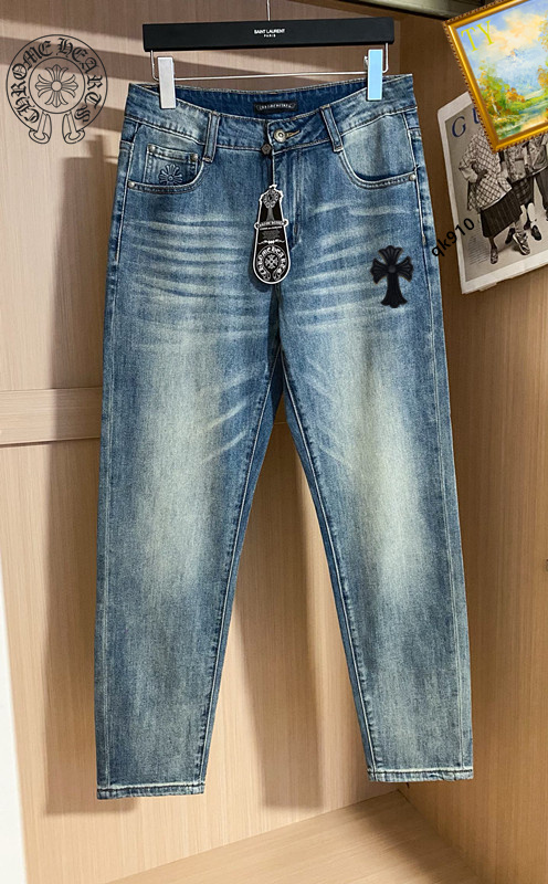 NO:438357,Croxin 2025ss new jeans, custom-made full set of hardware, brand new brand design craftsmanship, fine workmanship, perfect details, high version Number of codes 28-38 (no 35.37), Chrome hearts, jeans, alexander wang19860909克罗心 2025ss新款牛仔裤,定制全套五金,全新品牌设计工艺,做工精细,细节完美,高版本 码数28-38（无35.37）,,chrome hearts,jeans,alexander wang,Men's clothing