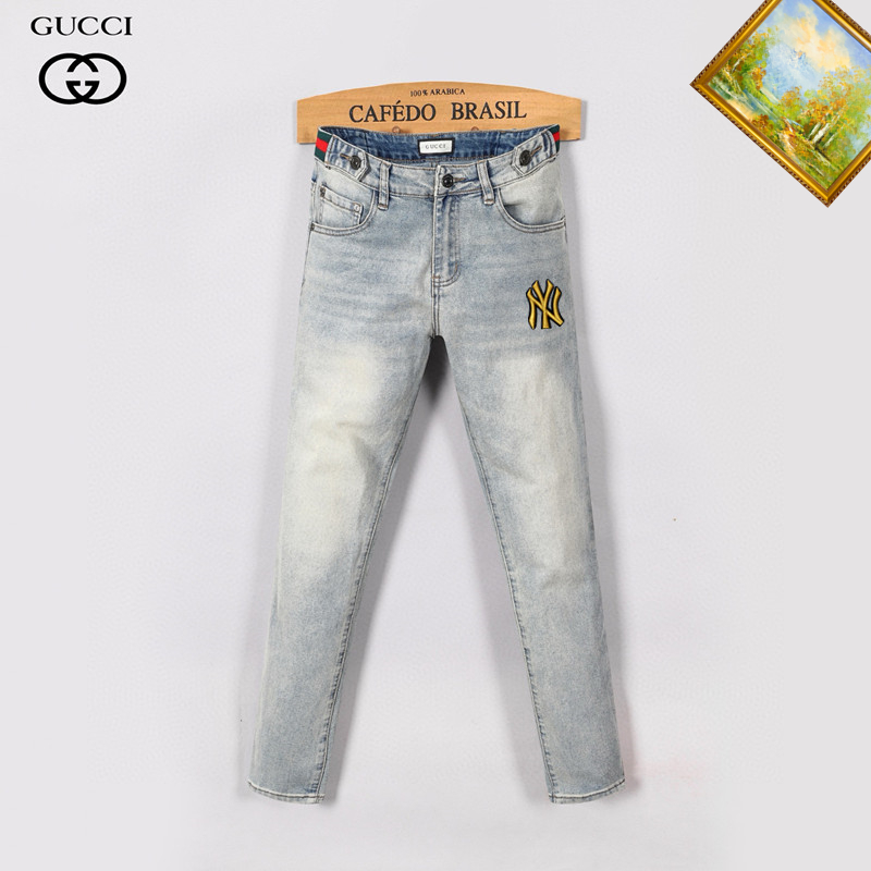 NO:537508,Guqi 2025ss new jeans, custom-made full set of hardware, brand new brand design craftsmanship, fine workmanship, perfect details, high version Number of codes 28-38 (no 35.37), ,jeans,alexander wang19860909古奇 2025ss新款牛仔裤,定制全套五金,全新品牌设计工艺,做工精细,细节完美,高版本 码数28-38（无35.37）,,jeans,alexander wang,Men's clothing