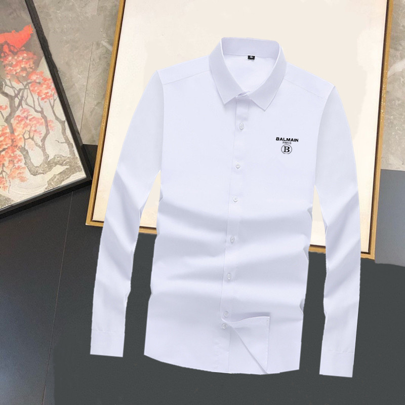 NO:728853,Support replacement after the year!  Balmain 2025ss new long-sleeved shirt, high-end version!  Custom-made fabrics at the counter are highly breathable and comfortable, with impeccable details and brand element design concepts, reflecting high quality. It feels delicate and soft!  It presents a casual cut and the upper body shape is awesome!  The size (M-4XL) can be worn up to about 200 pounds, balmain, shirts,19860909支持年后退换！ 巴尔曼 2025ss新款长袖 衬衫 衬衣,高端版本！专柜定制面料 透气舒适度高,细节无可挑剔,品牌元素设计理念,体现高品质.手感细腻柔软！呈现休闲裁剪,上身版型超赞！码数（M-4XL）最大可穿200斤左右,,balmain,shirts,,Men's clothing