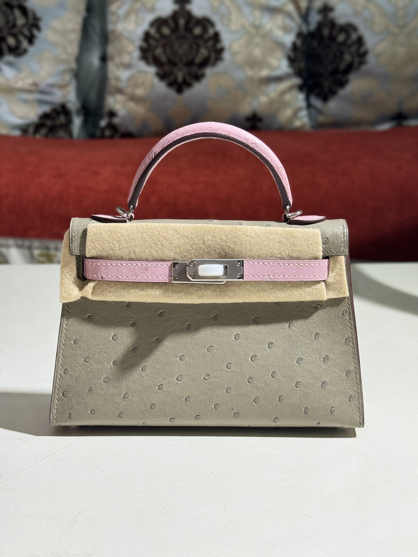 爱马仕 Hermès 高定典藏经典高奢皮具手袋托特包斜挎包女包 #344DE736 6
