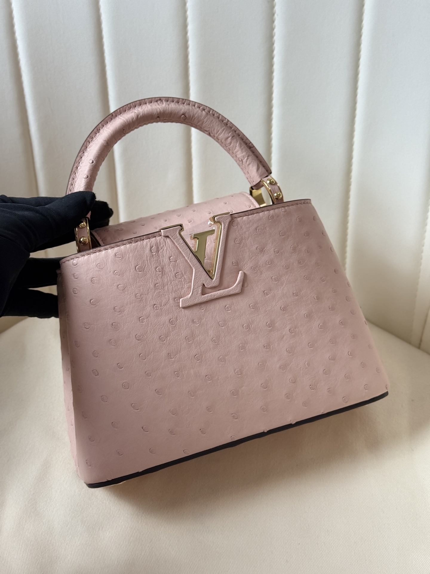NO:879482,21cm imported KK ostrich skin full of peas, all steel hardware, ostrich skin, Hermes,1986090921cm进口kk鸵鸟皮满钉豆 全钢五金,,ostrich skin,Hermes,,Bag