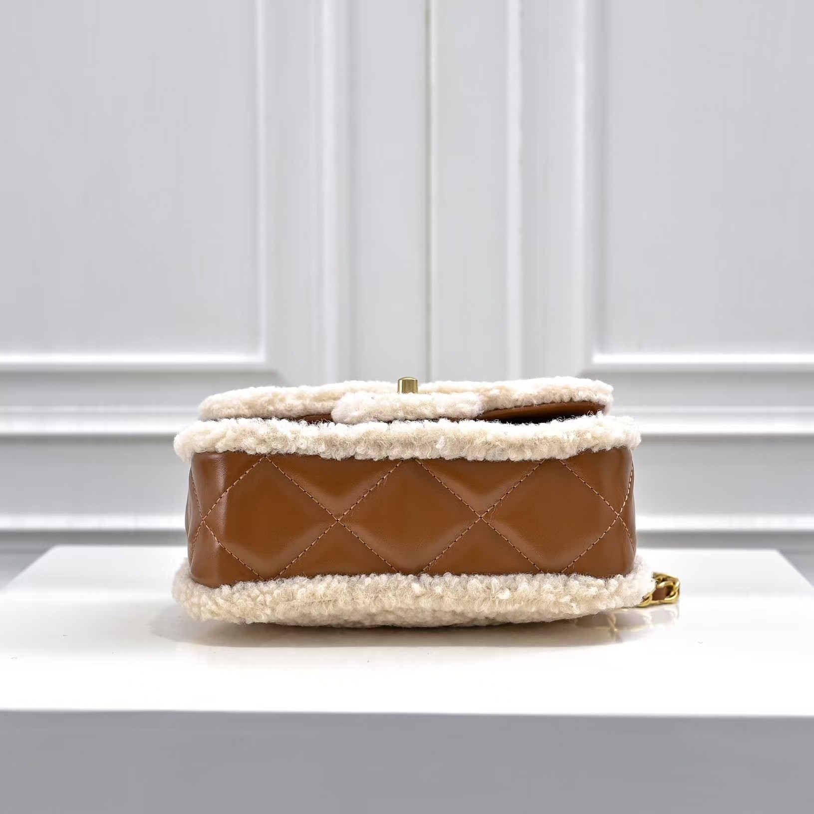 Small 24K Teddy Shearling Bag - Comprehensive 4