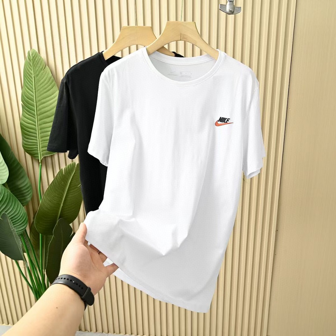 Nike Camiseta de Verano de Algodón Ligera de Manga Corta para Hombre y Mujer 6 a1747473163481 0773