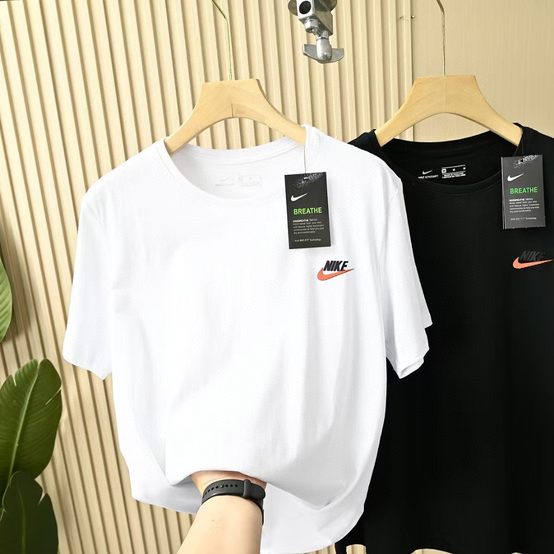 Nike Camiseta de Verano de Algodón Ligera de Manga Corta para Hombre y Mujer 9 a1747473164460 3416