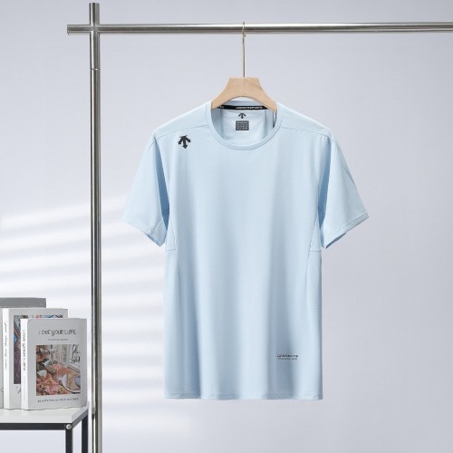 Descente Camiseta de Manga Corta con Cuello Redondo para Hombre - Algodón Suave 30 Descente Camiseta de Manga Corta con Cuello Redondo para Hombre – Algodón Suave