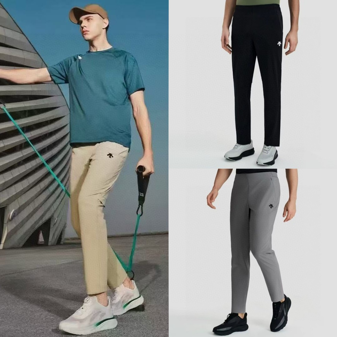 Pantalones Deportivos Descente para Hombre: Ligeros, Elásticos y de Secado Rápido 12 a1748144789961 4783