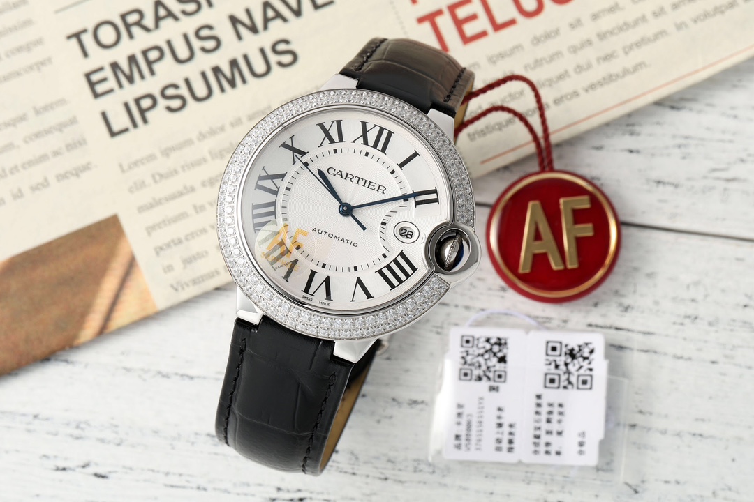 까르띠에 시계 42mm 사파이어 글라스 스틸밴드 레플리카 42768