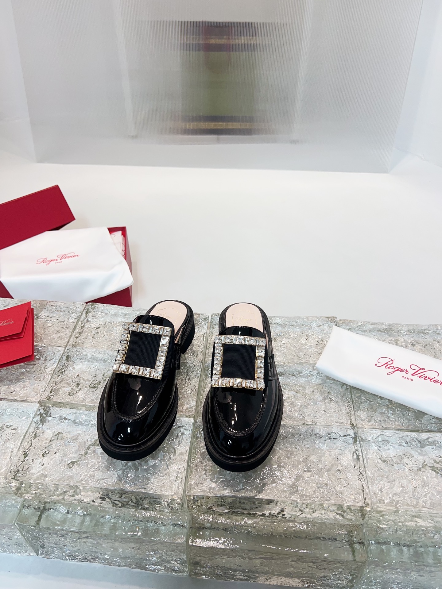 NO:420372,RV | Viv' Rangers Leather Mules, Half-Travel19860909RV | Viv' Rangers皮革穆勒鞋,半拖,Women's Shoes