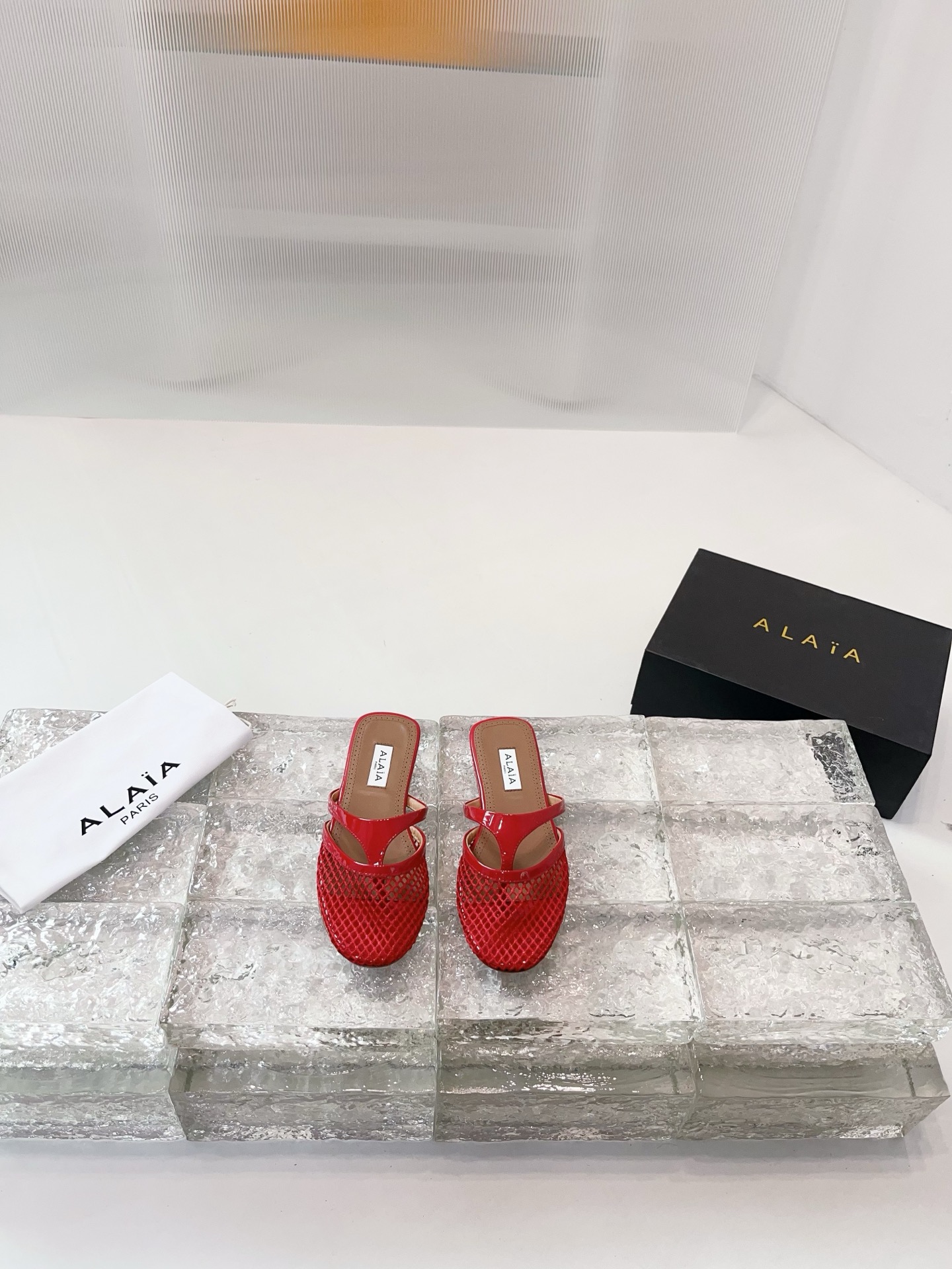 NO:420400,ALAA, half drag19860909ALAA阿莱亚,半拖,Women's Shoes