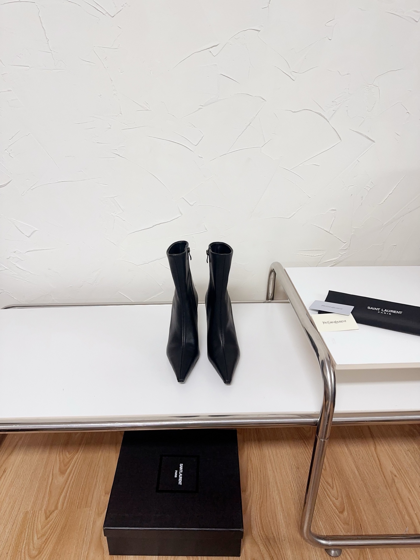 NO:647432,YSL pointed toe boots,boots,saint laurent,boots19860909YSL 尖头短靴,靴子,saint laurent,boots,Women's Shoes