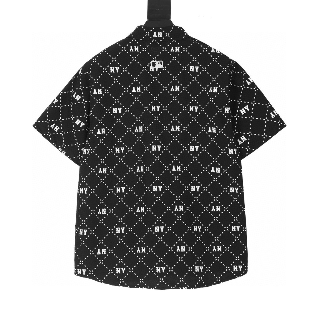 Fashionable Oversized Shirt: GTR NY42, MLB Yankees, FW23NY, Big Logo, Versatile and Stylish. - 图片 3