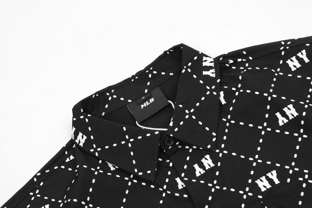 Fashionable Oversized Shirt: GTR NY42, MLB Yankees, FW23NY, Big Logo, Versatile and Stylish. - 图片 6