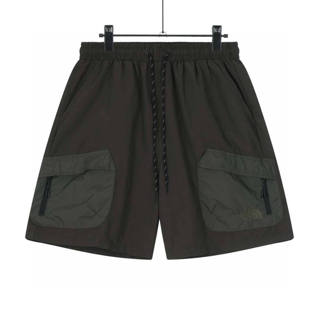 GTR#601: TNF Black City Shorts with Dry-Drive Nylon Fabric, Classic Colors & Various Sizes - 图片 2
