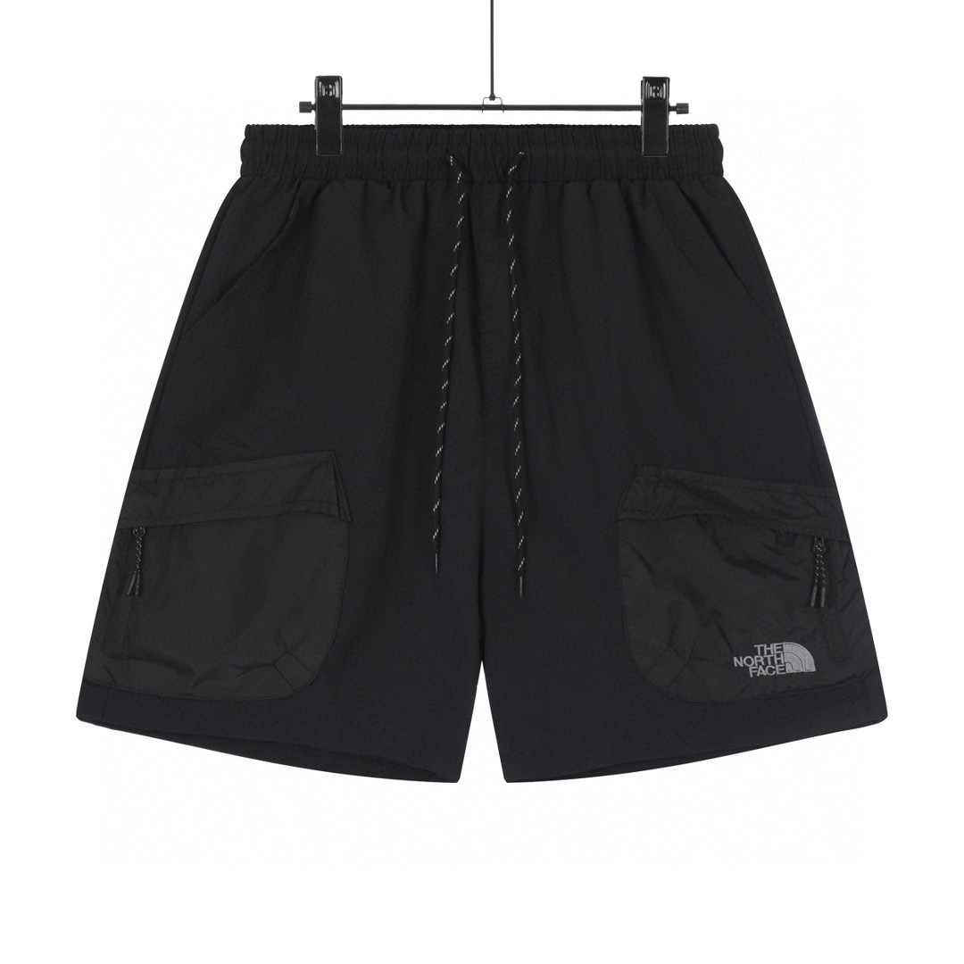 GTR#601: TNF Black City Shorts with Dry-Drive Nylon Fabric, Classic Colors & Various Sizes - 图片 4