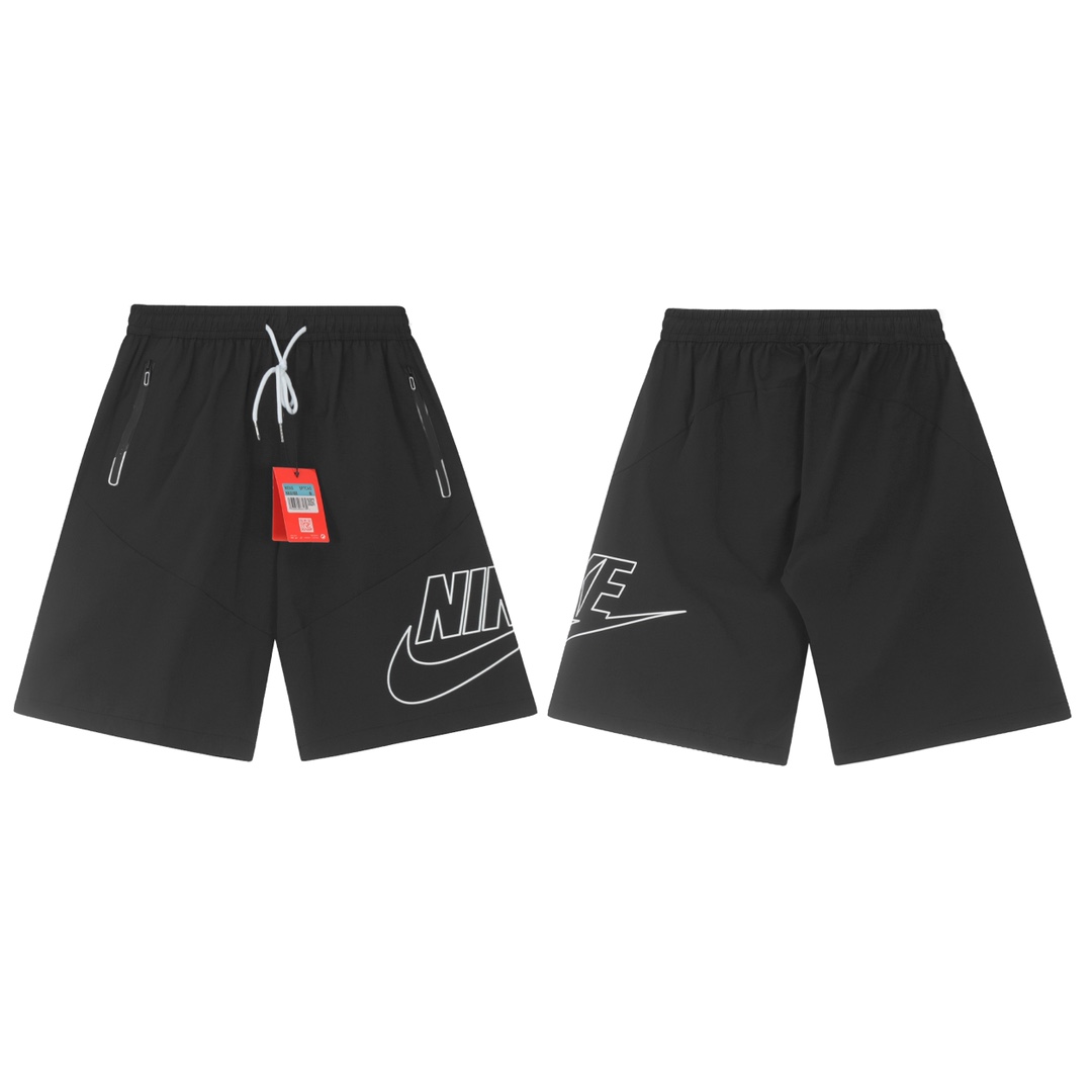 GTR#610 Nike Network Logo Summer Couple Shorts: High-Quality Cotton, Comfortable Fit, Various Sizes.