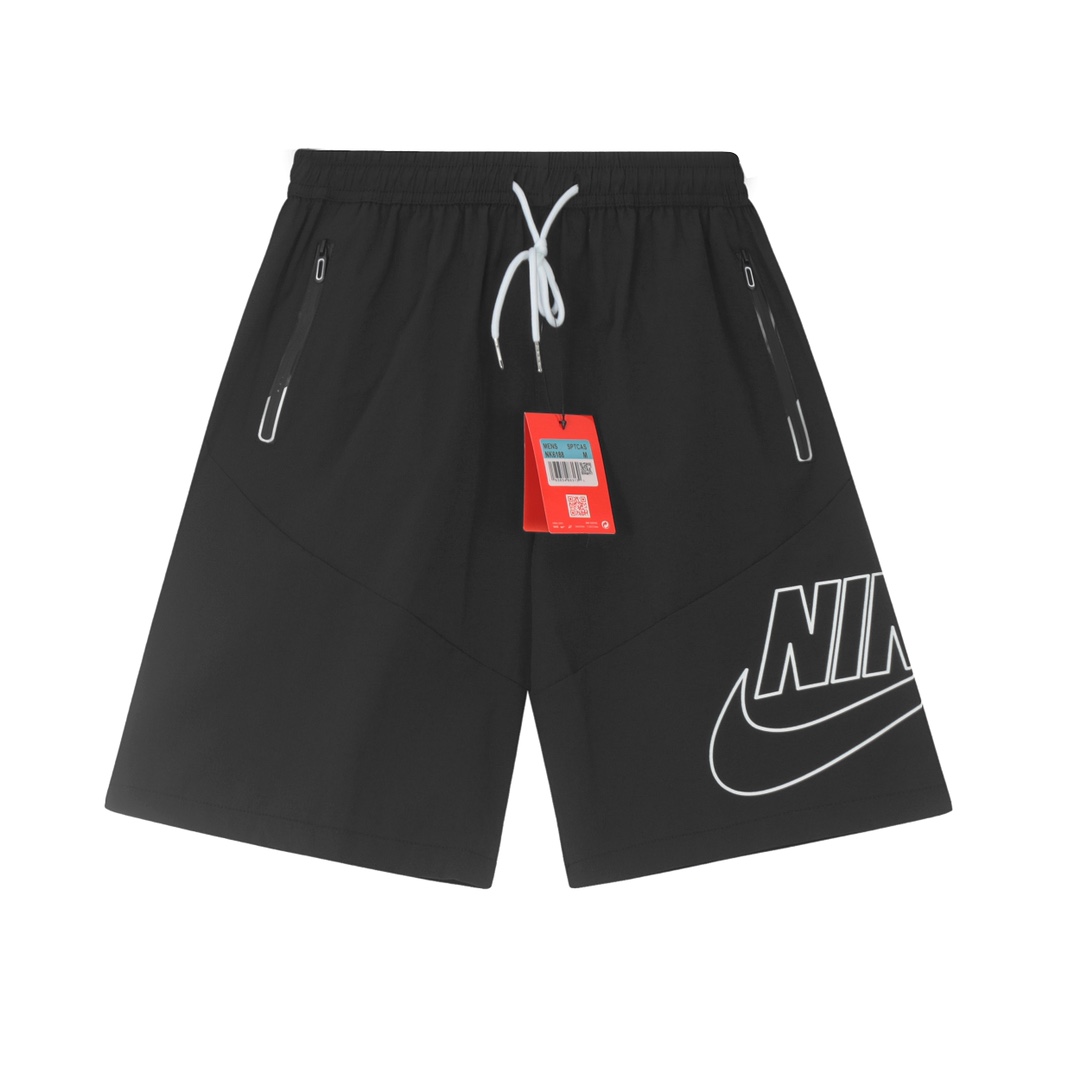 GTR#610 Nike Network Logo Summer Couple Shorts: High-Quality Cotton, Comfortable Fit, Various Sizes. - 图片 2