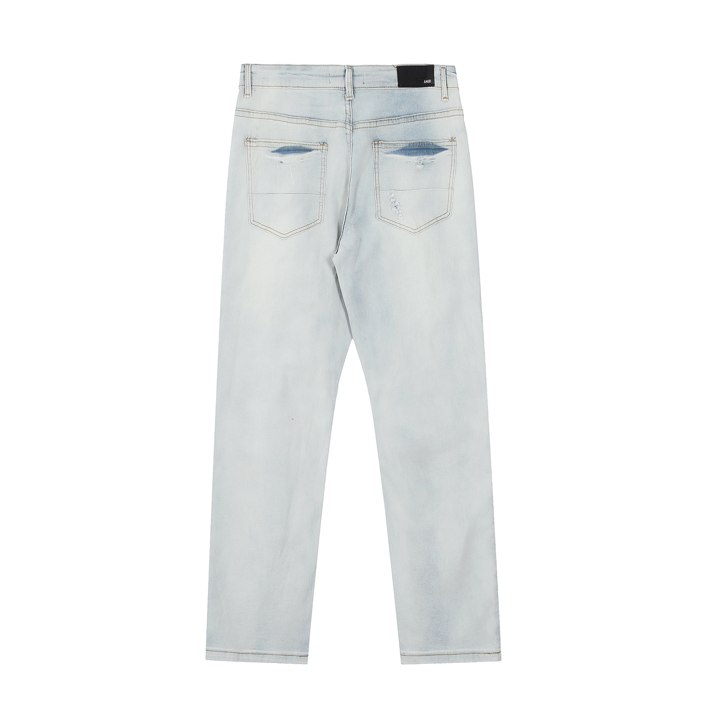 “AMIRI Embroidered Jeans and Pants: Soft, Comfortable, Customized Tailoring in Picture Color” - 图片 3