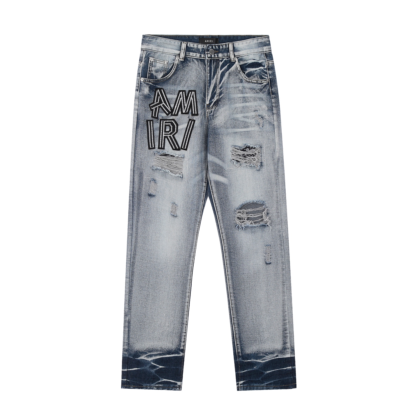 “Premium AMIRI Embroidered Jeans and Pants in Various Sizes and Colors” - 图片 2