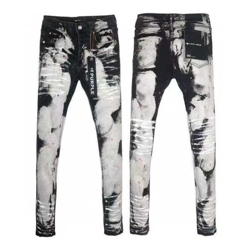 PURPLE BRAND Distressed Denim Jeans Slim Fit Stretchable Casual Pants 1 PURPLE BRAND Distressed Denim Jeans Slim Fit Stretchable Casual Pants