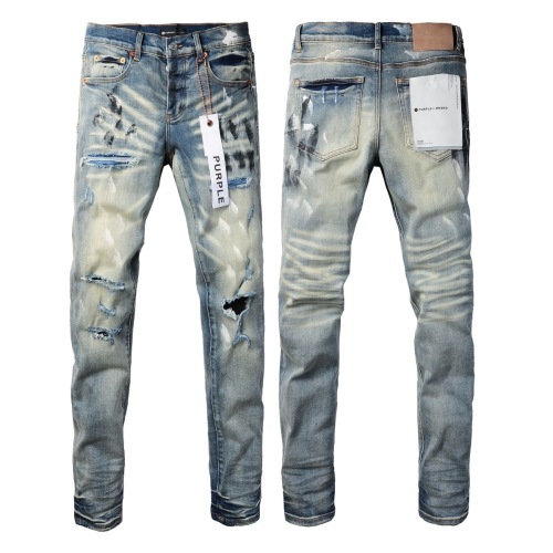 Purple Brand Distressed Straight Leg Jeans for Men - Stylish Denim with Rips 1 Purple Brand Distressed Straight Leg Jeans for Men - Stylish Denim with Rips