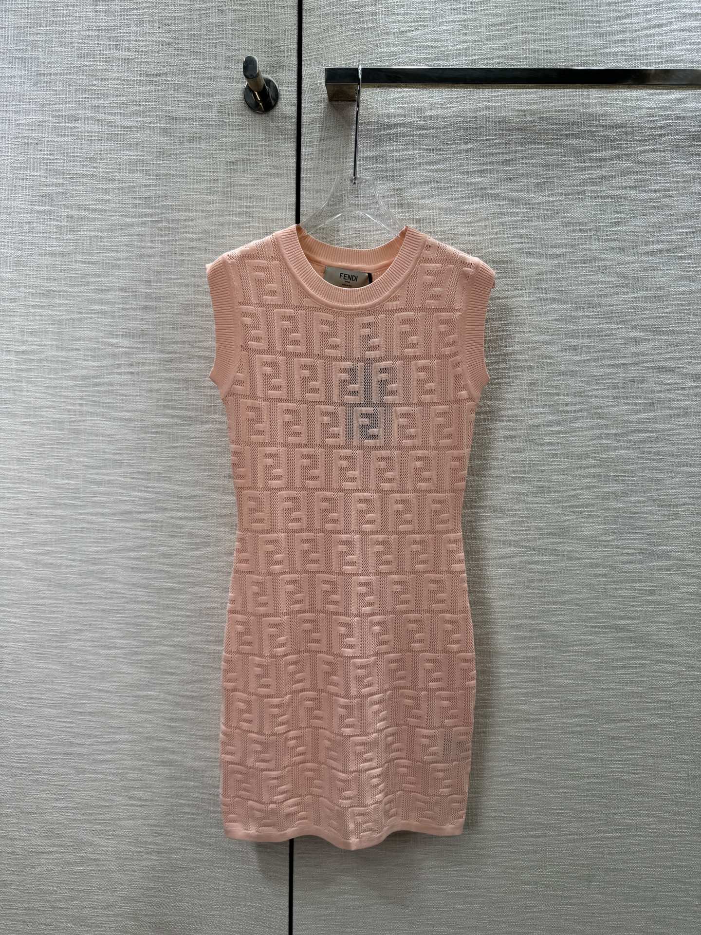 Fendi Abbigliamento Abiti da Donna Canotta Openwork Lavorazione a maglia Collezione Primavera/Estate