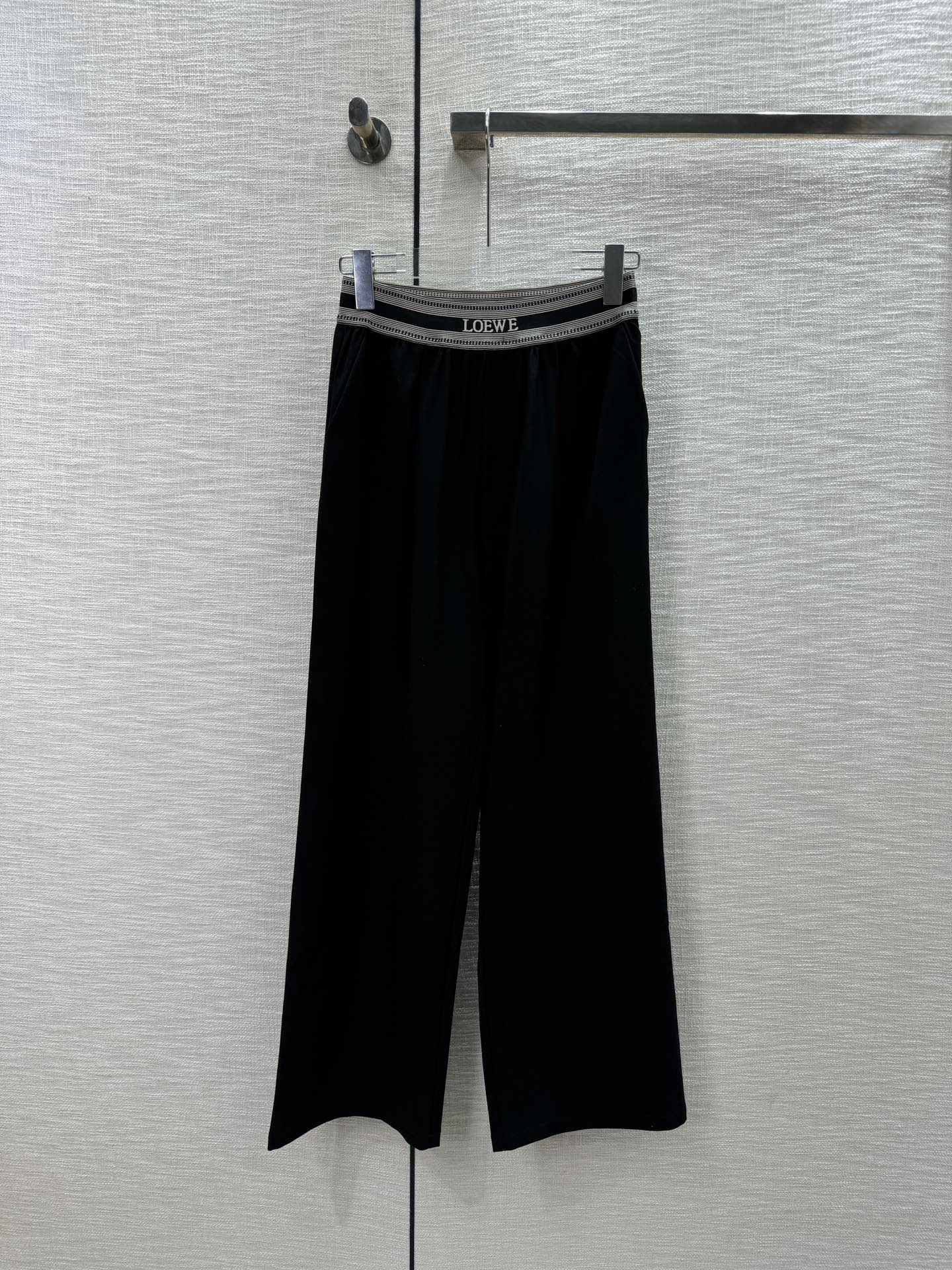 Loewe Clothing Pants & Trousers Cotton Spring/Summer Collection Wide Leg