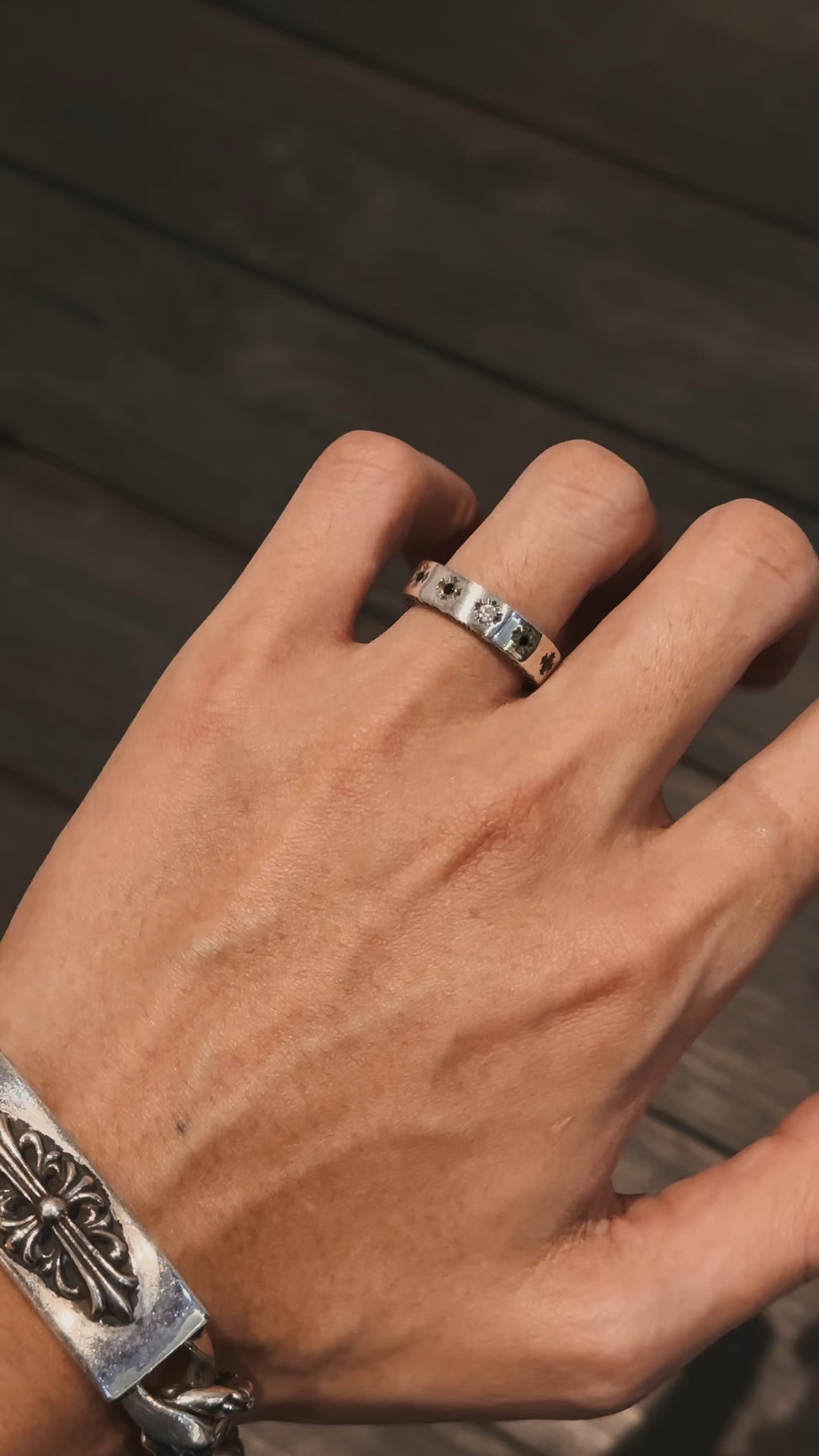 Rings, 925 silver with diamond customization
