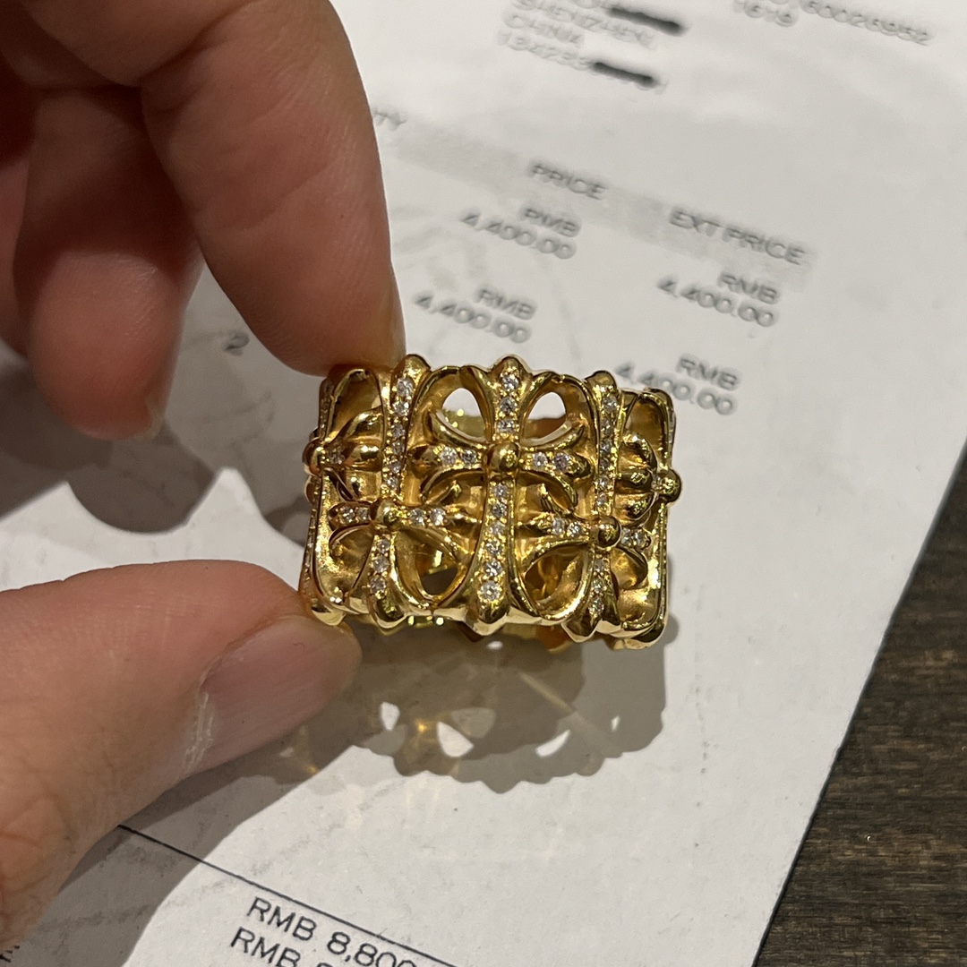 NO:385875,Tomb golden white diamond ring, jewelry quality, ring19860909墓葬金色白钻戒指,饰品精品,ring,Jewelry
