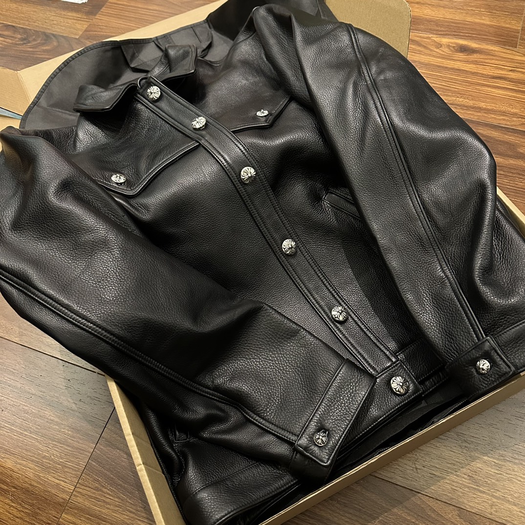Leather jacket, custom order real shot