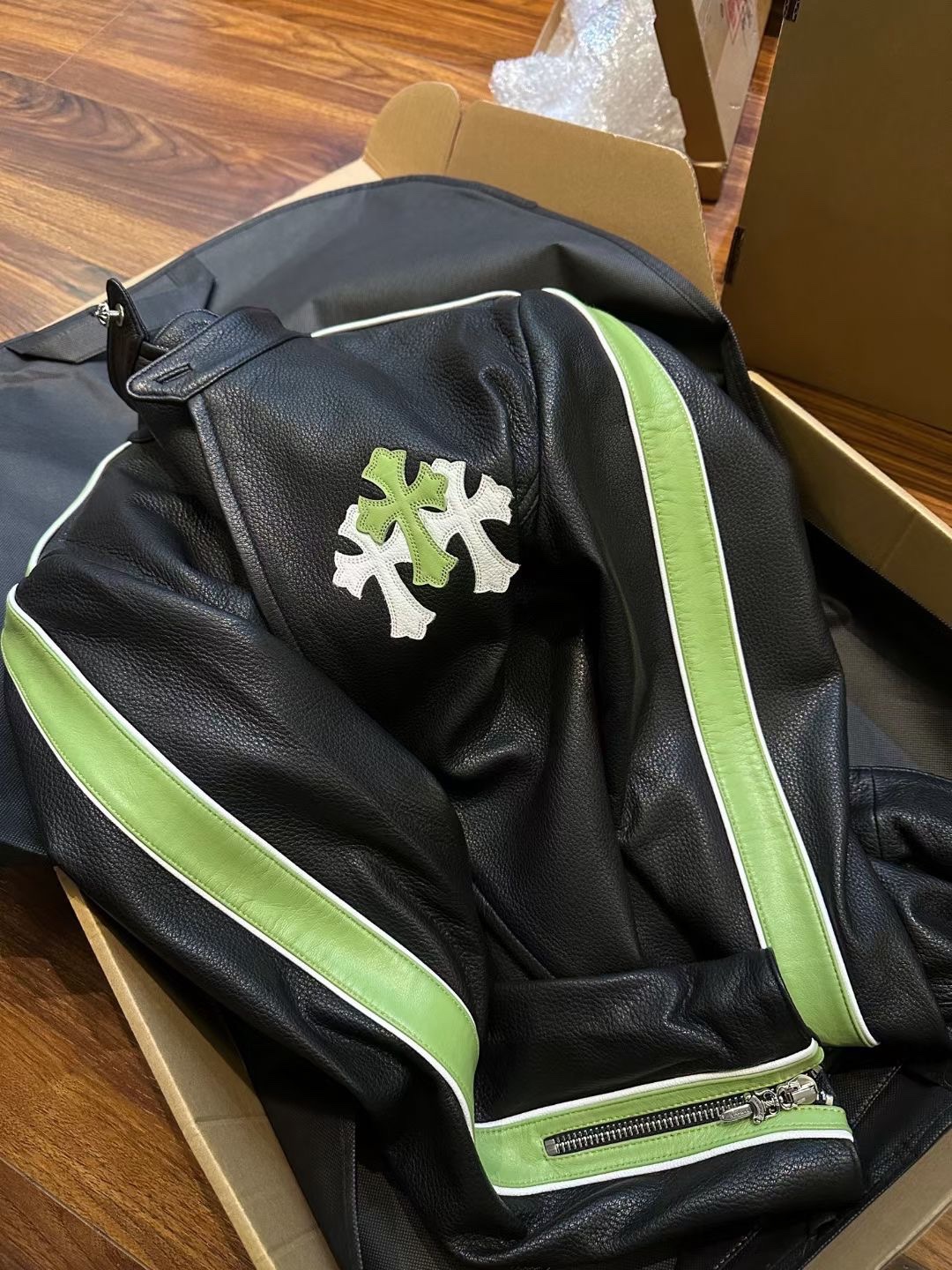 Leather jacket, custom order real shot