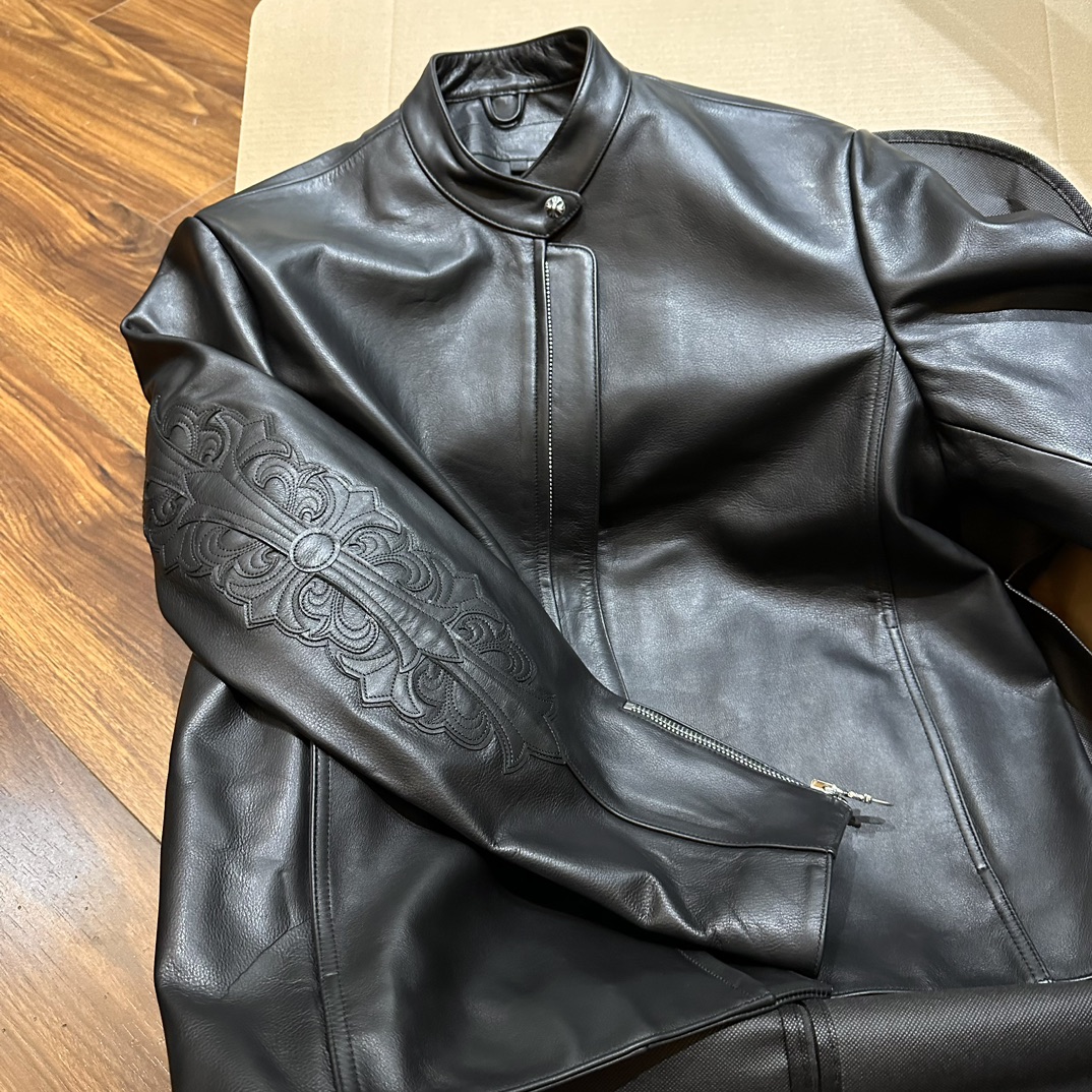 Leather jacket, custom order real shot