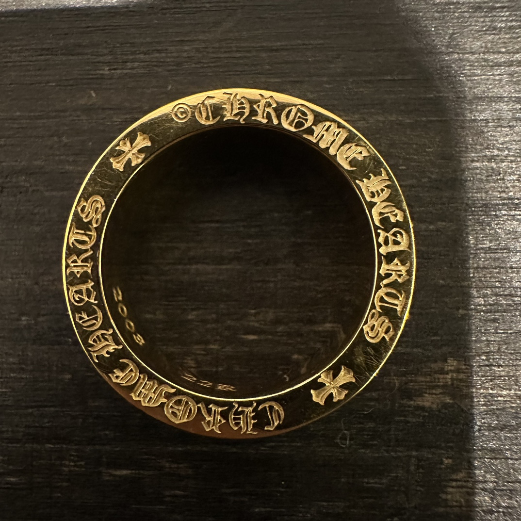 Custom order real shot, gold-plated with diamond setting
