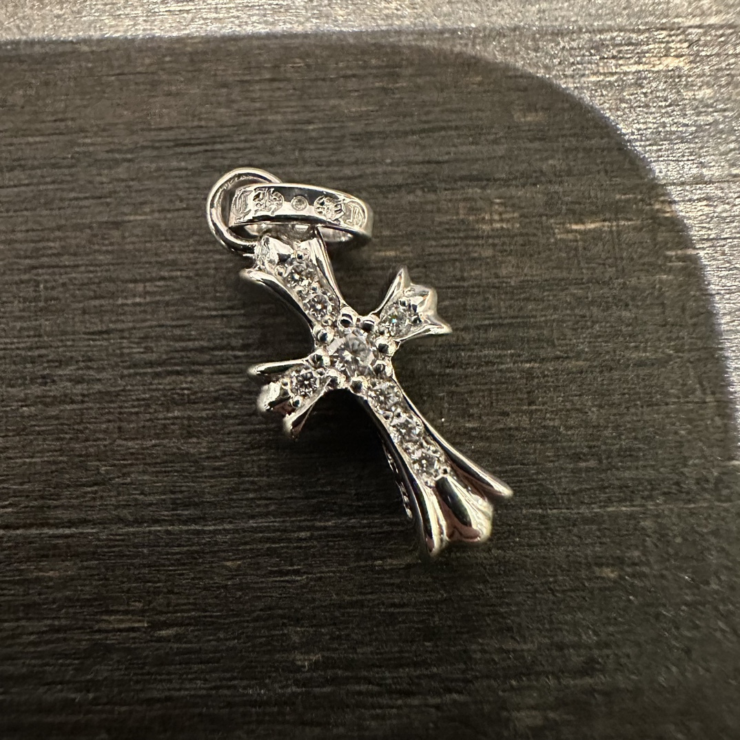 Custom order real shot, gold-plated with diamond setting