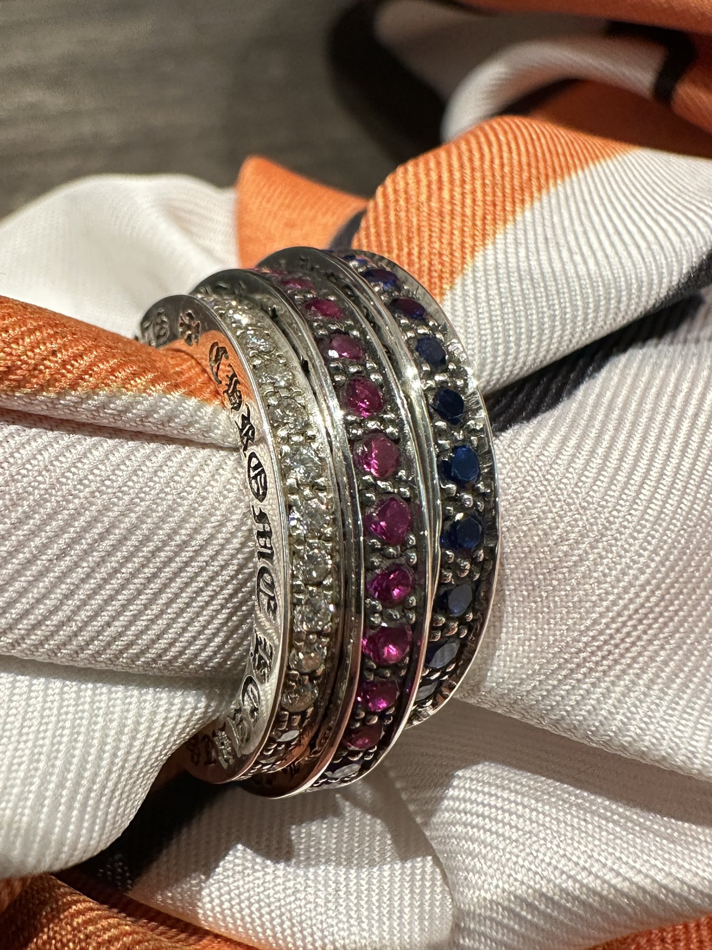 Rings, 925 silver with diamond customization
