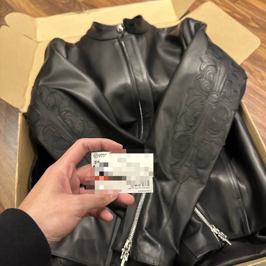 Leather jacket, custom order real shot