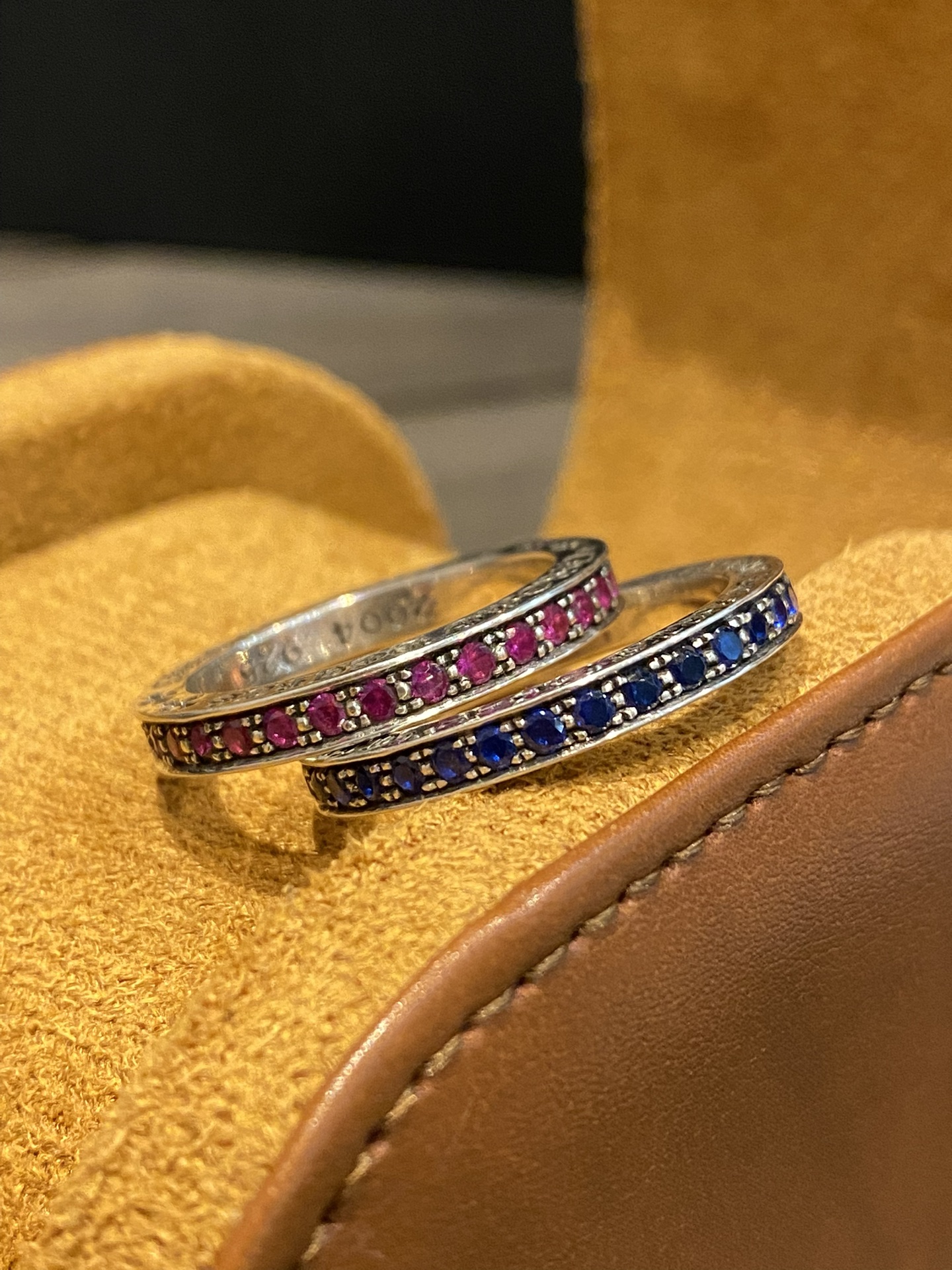 Rings, 925 silver with diamond customization