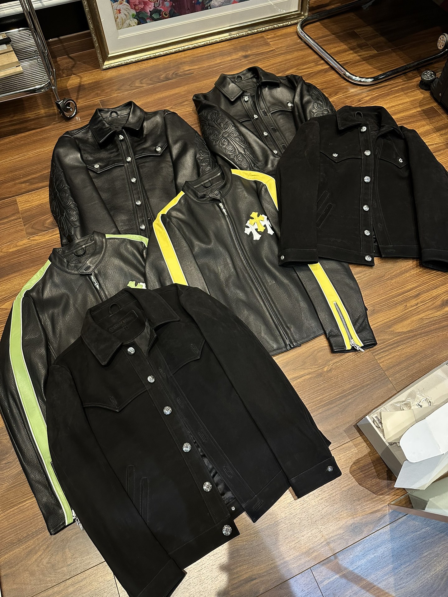 Leather jacket, custom order real shot