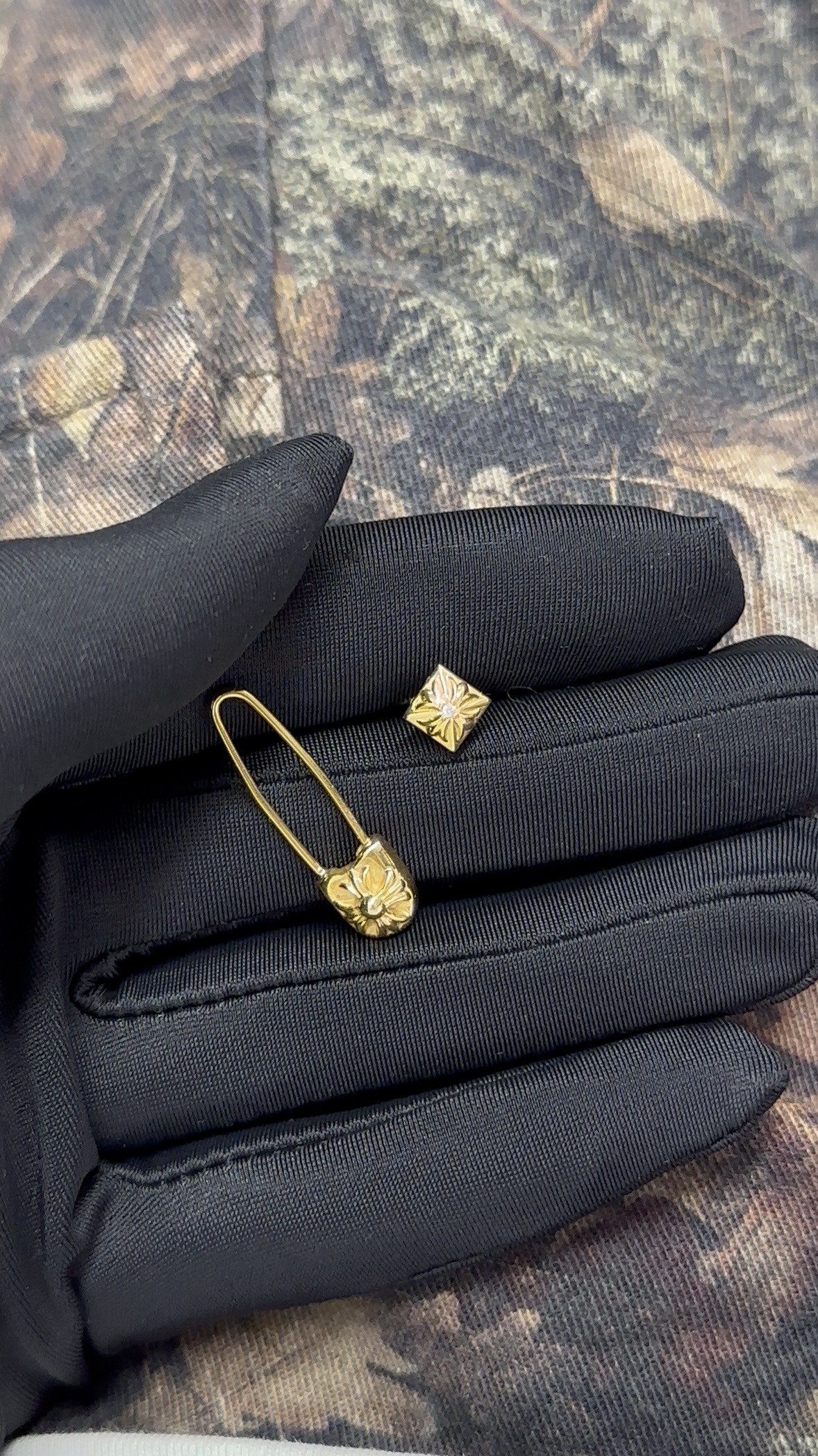Gold-plated diamond-set customization, 22k real gold customization